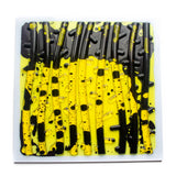 yellow and black liquid floor tile