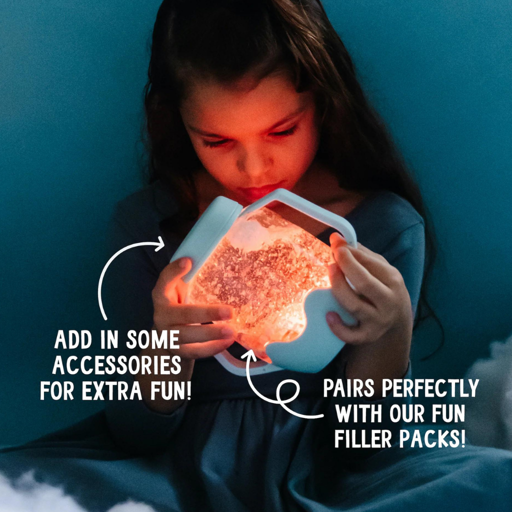 Sensory Play Jar with info text