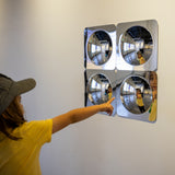 Miroirs sensoriels à bulles – Lot de 4