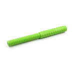 Ark's textured bite tube hollow lime green