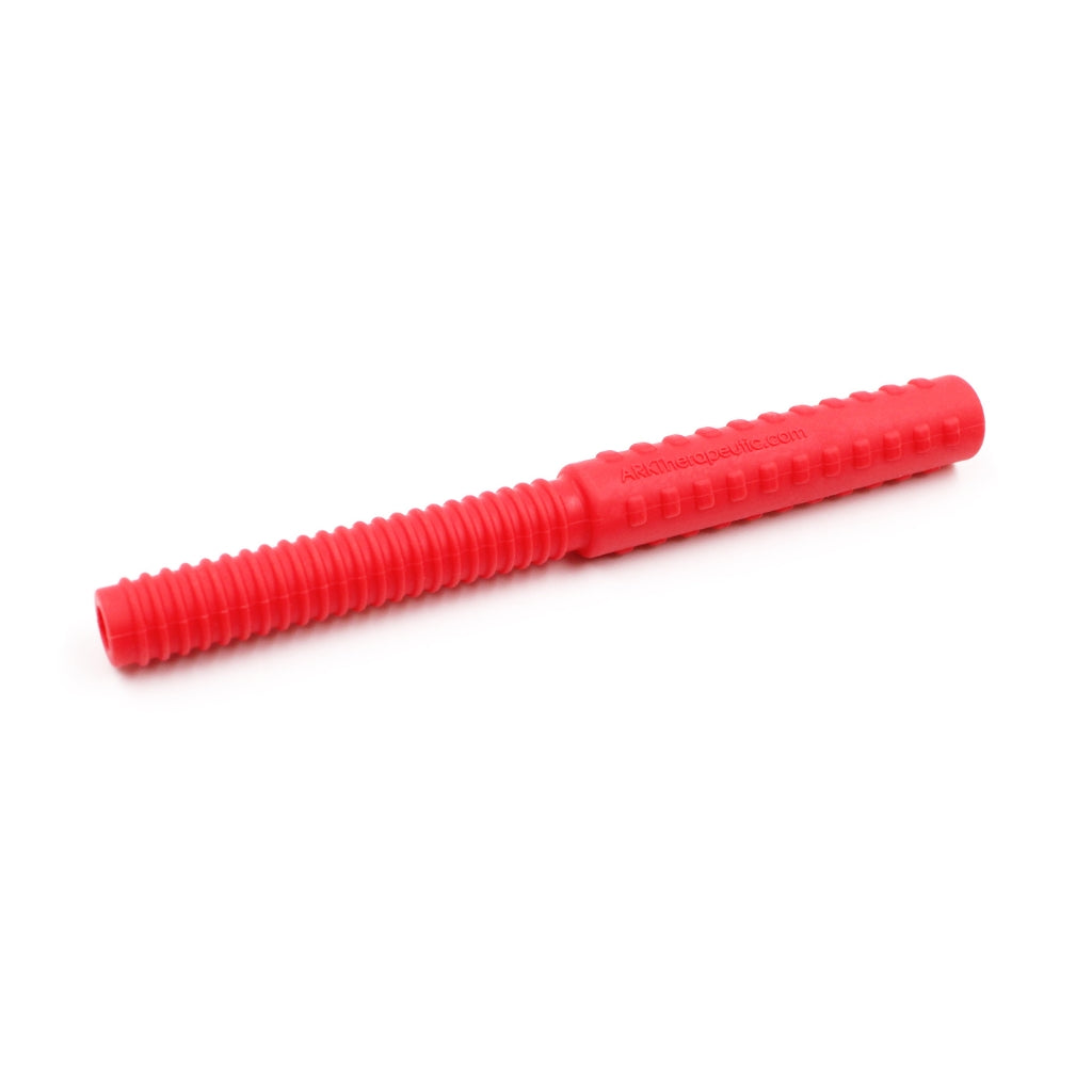 Ark's textured bite tube hollow red