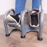 Dual pedal foot swing