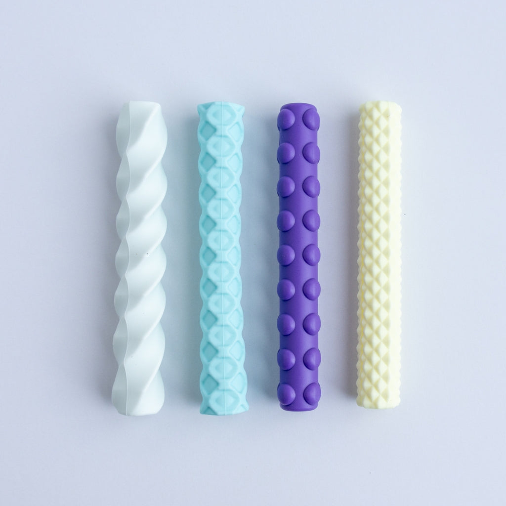 Sensory Textured Pencil Grips (Set of 6)
