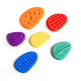 Sensory Silicone Worry Stones – 6 Pack