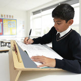 Zieler® Large (A3) Wooden Ergonomic Writing Slope with Grip Mat