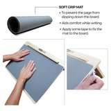 Zieler® Large (A3) Wooden Ergonomic Writing Slope with Grip Mat