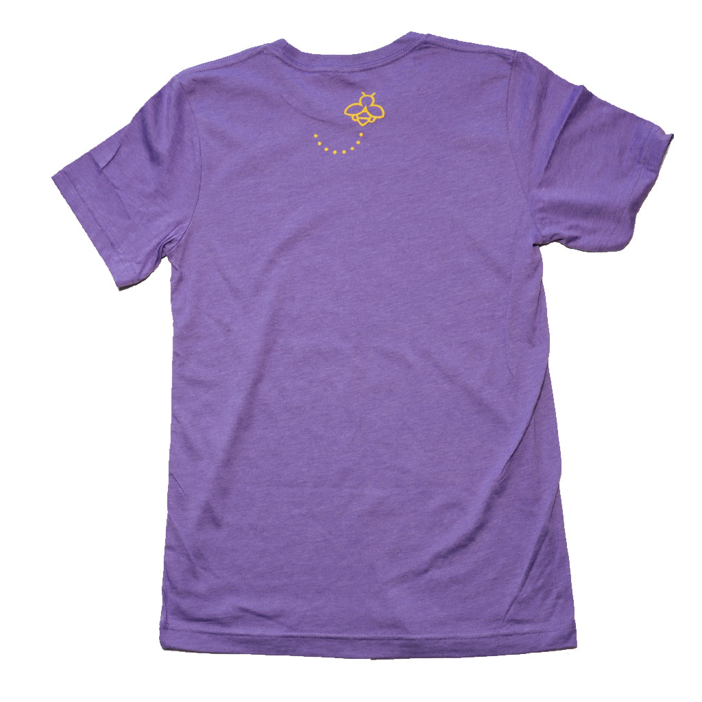 Ability Hive t-shirt purple - back