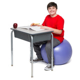 Non-Rolling Balance Ball Chair for Middle/High School Kids - 55cm