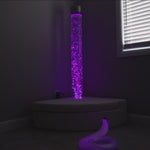 Bubble tube and fibre optic strands with seating video