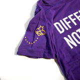 Ability Hive 'Different, Not Less' T-shirt - Unisex Purple
