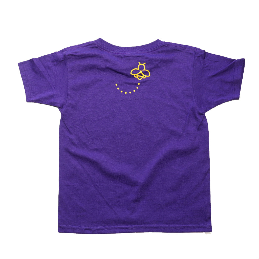 Ability Hive toddler t-shirt purple - back